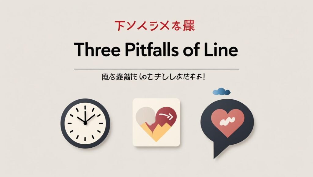 カップルの関係を壊しかねないLINEの3つの落とし穴
