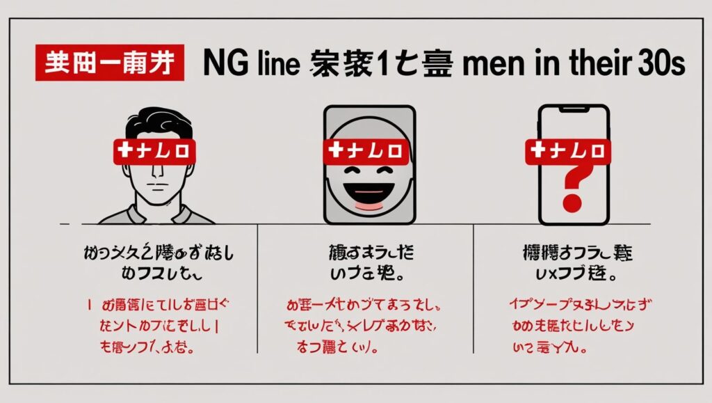 30代男性が、女性に送ってはいけないNGなLINE