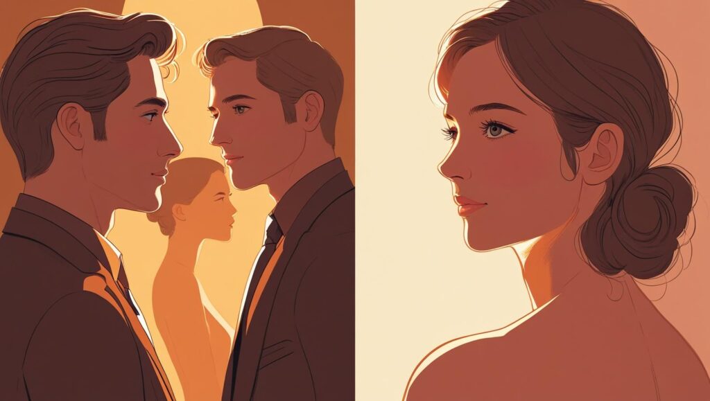 「相手が主役」の会話術と、他の教材との違いを示すイラスト